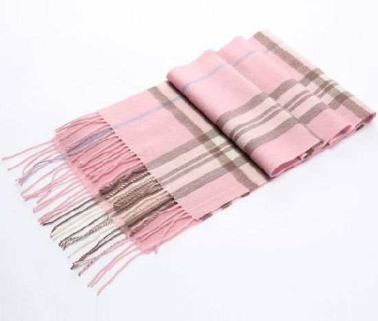 Sedex Audit Woven Plaid Factory Wholesale Winter Infinity Knit Scarf.