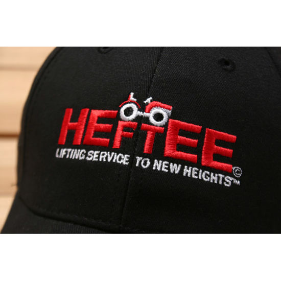 Promotional Embroidered Cotton 6-Panel Sports Denim Black Baseball Cap