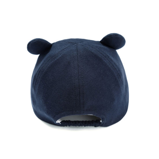 Sedex Audit Cartoon Bear Embroidery Cute Cotton Baby Boys Girls Summer Sun Hat