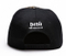 Wholesale Custom 100% Cotton 6-Panel Black 3D Embroidery Snapback