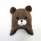 100% Acrylic Knit Funny Cartoon Animal Kids Beanie with Earflap