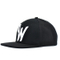 6-Panel Wholesale Cotton Black Embroidery Custom Sports Plain Baseball Snapback Cap