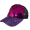Sedex Audit 100% Cotton Bling Mermaid Adjustable Mesh Party Trucker Sequin Caps
