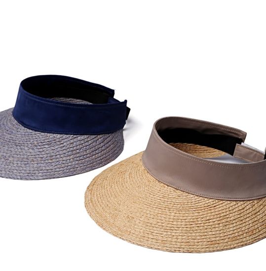 Wide Brim Simplicity Women′s 100% Paper Summer Breathable Straw Visor Hat