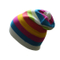 Wholesale Custom Knitted Toques Colorful Striped Winter Beanie Hat Knit
