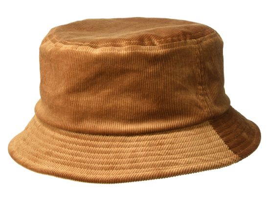 Downturned Brim Flat Crown Corduroy Hat Wholesale Custom