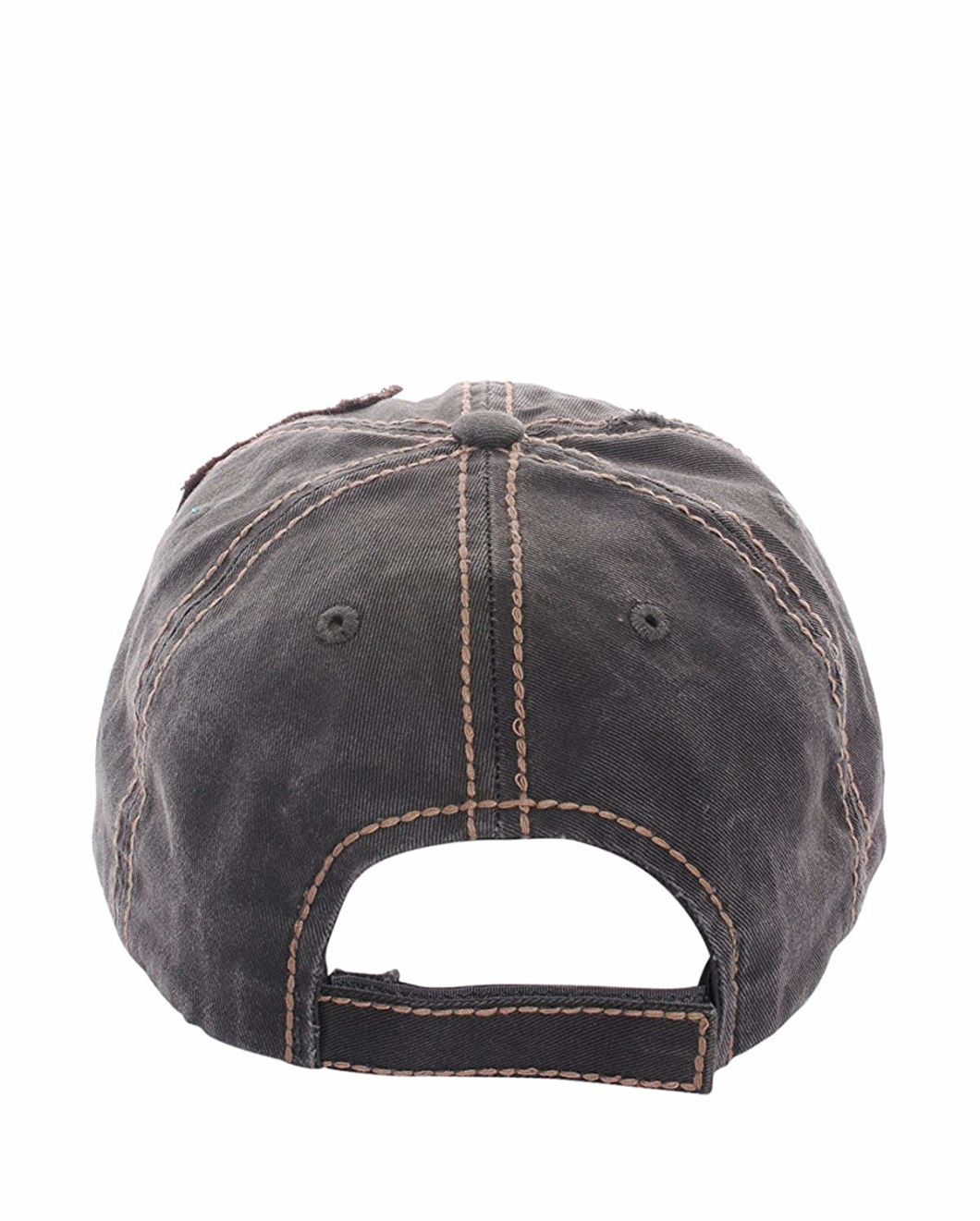 Adjustable Embroidered Logo Washed Vintage Style Private Label Hat