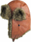 Winter Trooper Leather Trapper Hunting Hat Ushanka Fur Aviator Hat