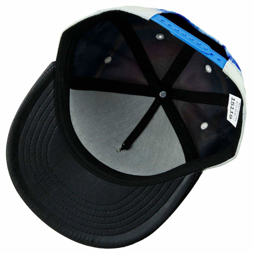 Promotional Polyester Fashion Sublimation Snapback Hip Hop Printed Cap