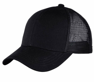 Sedex Audit Unisex Adjustable Messy Buns Mesh Hat Trucker Baseball Cap Ponytail