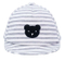 Embroidered Toddler Newborn Baby Baseball Type Stripe Soft Flat Brim Cap