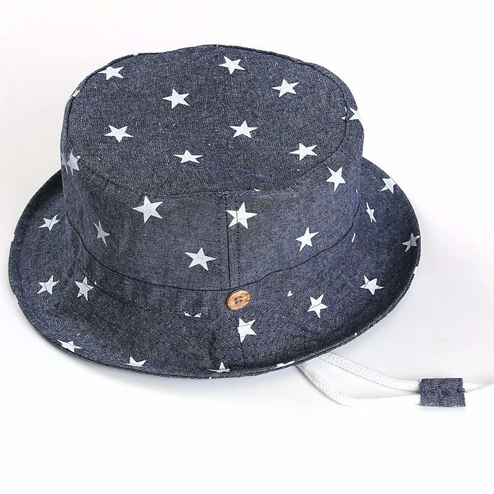 Custom Children Beach UV Protection Reversible Bucket Hat with Adjustment Chin Strap