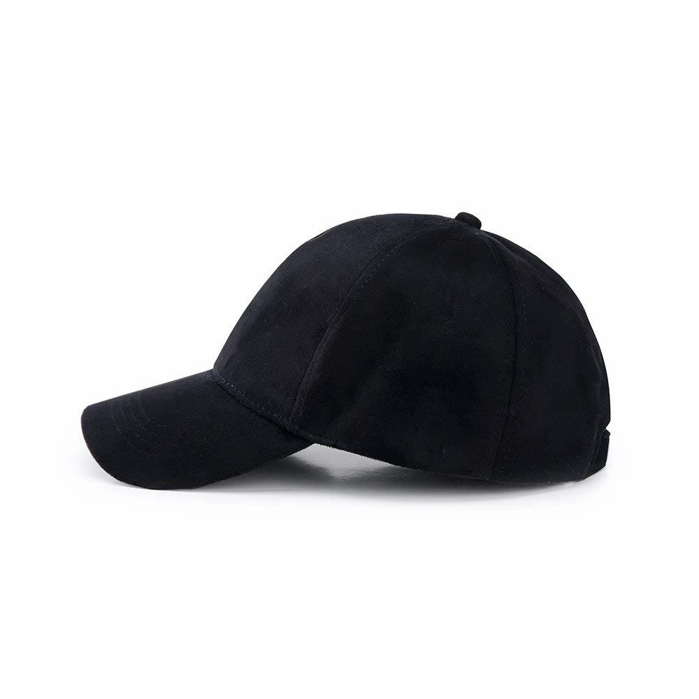 Custom Unisex Classic Baseball Cap Adjustable Plain Faux Suede Dad Hat for Women Men
