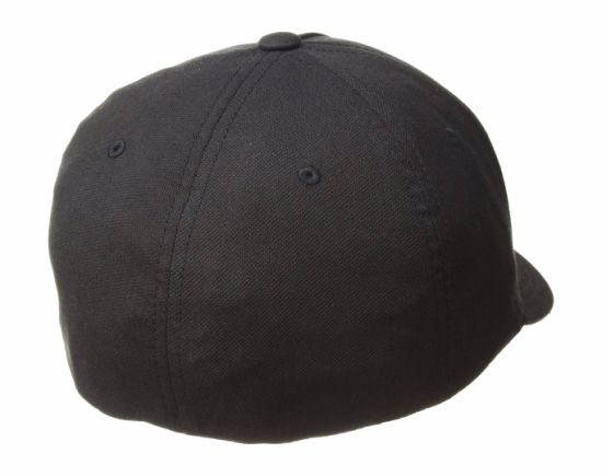 Custom 100% Cotton Curved Brim Patched Logo Baseball Cap Flexfit