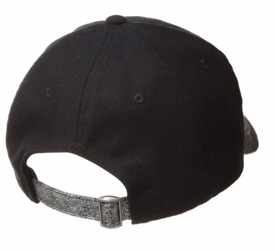Adjustable Baseball Hat Fashion Cap Curved Brim with Metallic Design