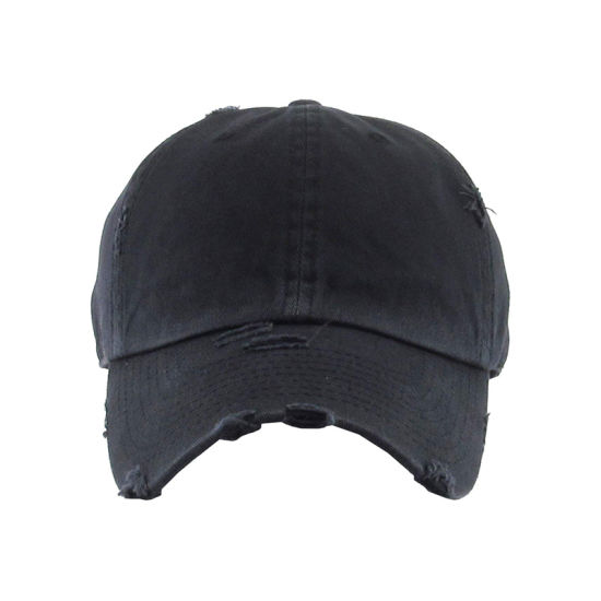 BSCI Audit Custom Washed Distressed Cotton Baseball Polo Style Vintage Cap