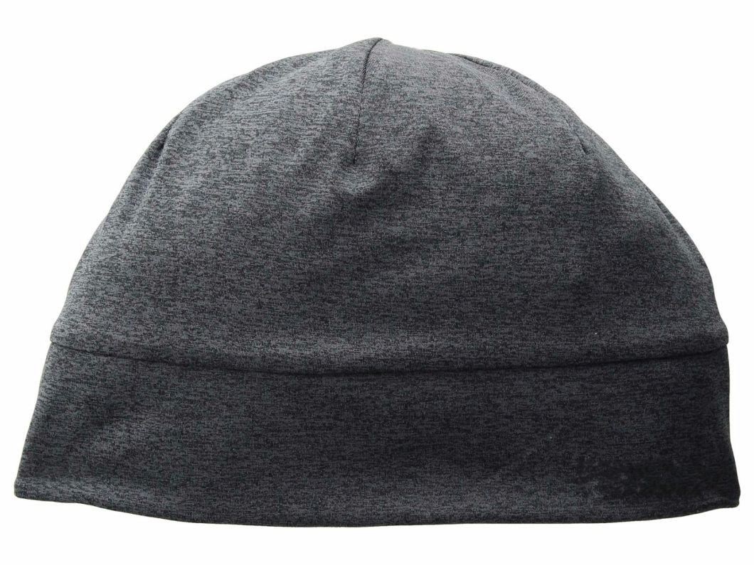 Fleece Blank Winter Beanie Ponytail Hat with 100% Polyester