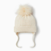Winter Warm Acrylic Striped Beanie Knitted POM POM Hat Baby