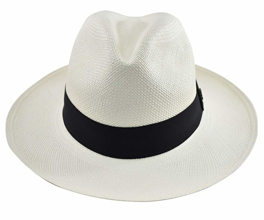 BSCI Audit Custom Classic Summer Beach Fedora Soft Straw Panama Hat Ecuador