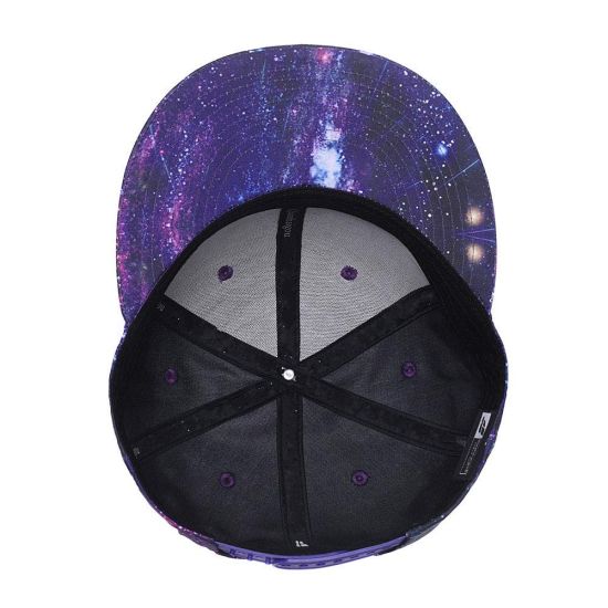 Custom Adjustable Unisex Snapback Galaxy Baseball Cheap Cap Printing