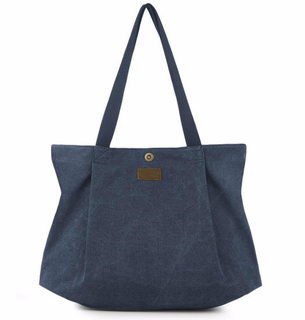 Sedex Audit Wholesale Durable Canvas Tote Bag Zip Top Closure with Press Stud Fastening for Women School Work Travel and Shopping