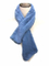 Winter Warm Soft Furry Wrap Around Loophole Women Blue Faux Fur Scarf
