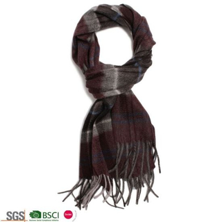 Classic Lattices Woolen Cashmere Pashmina Scarf Women′s Fashion Turkey Scarf