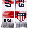 Sedex Audit 100% Acrylic Football USA Fan Scarf Double-Sided Knit Soccer Scarf