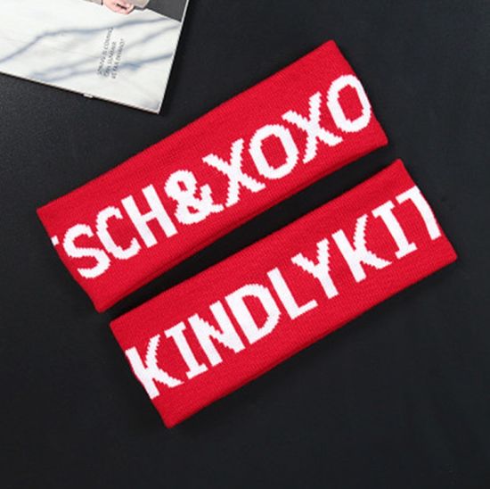 Custom Fashion Men Women Knit Yoga Headband Promotional Sports Headband
