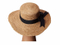 BSCI Audit Bowknot Crochet Straw Boater Hat Wholesale with Grosgrain Hatband for Women