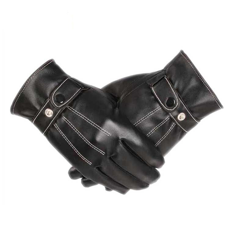 Custom Touchscreen Wholesale Stylish Insulation Warm Men Winter 100% Real Leather Glove