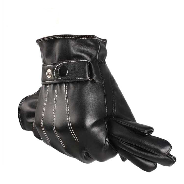 Custom Touchscreen Wholesale Stylish Insulation Warm Men Winter 100% Real Leather Glove