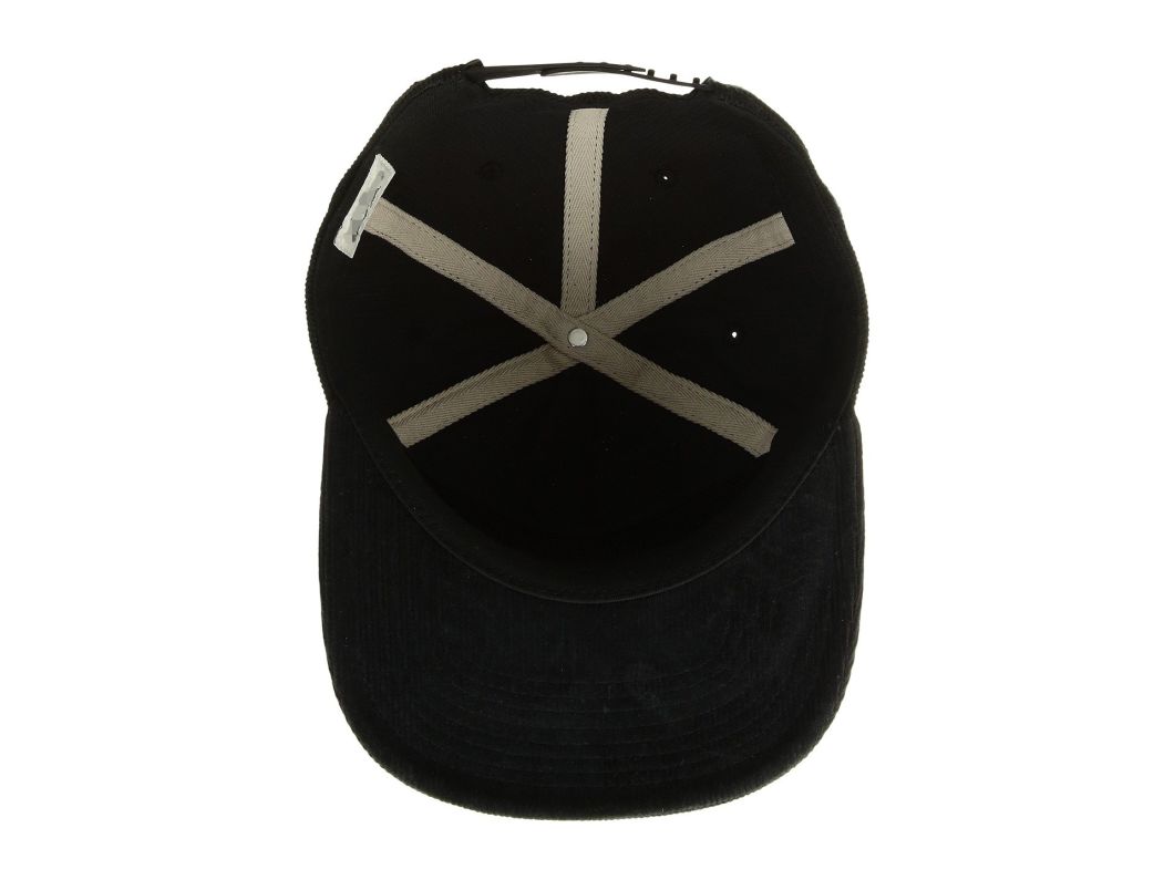 Cotton Embroidered Logo Five-Panel Corduroy Snapback Hat Wholesale