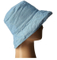 Unisex Down-Turned Brim Crusher Bucket Fashion Hat in Washed Cotton