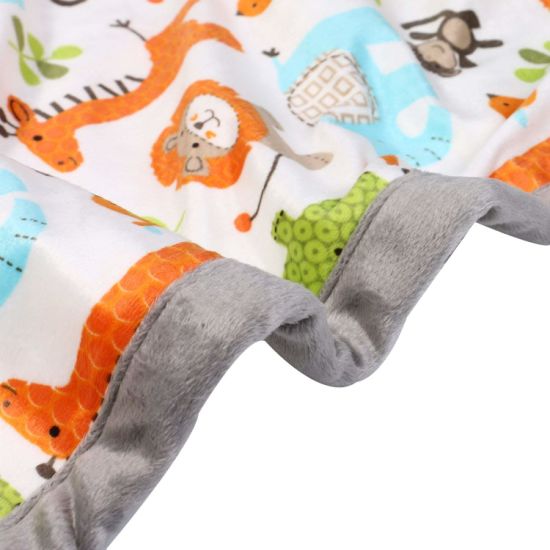 Custom 100% Polyester Durable Breathable Newborn Toddler Baby Fleece Blanket