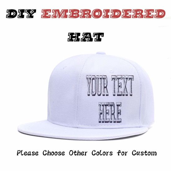Wholesale 100% Cotton Embroidered Adjustable Custom Baseball Cap Hat Hiphop