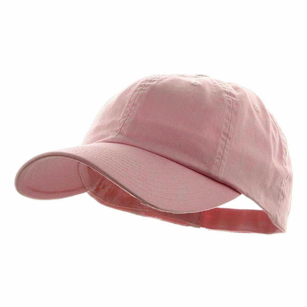 BSCI Audit Custom 6-Panel Unstructured Dyed Cotton Twill Pink Cap