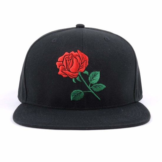 Sedex Audit 100% Cotton Snapback Flower Pattern Embroider Cap