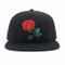 Sedex Audit 100% Cotton Snapback Flower Pattern Embroider Cap