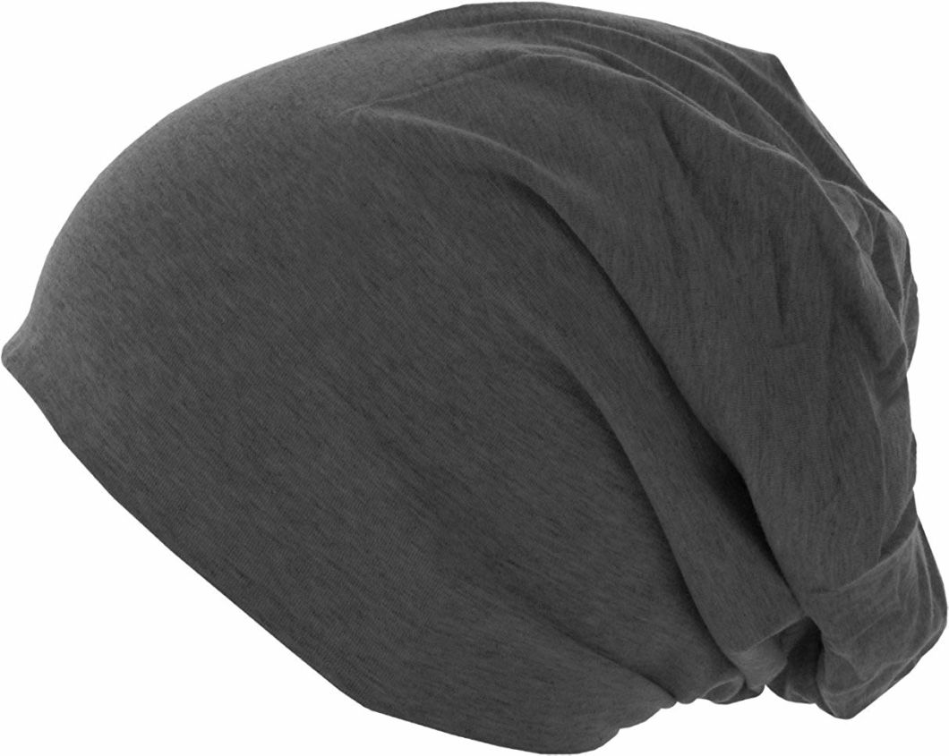 BSCI Audit Blank Reversible Man Women Slouch Summer 100% Cotton Beanie Jersey
