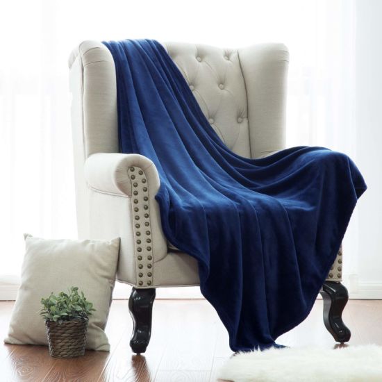 Sedex Audit 100% Polyester Super Soft Warm Fuzzy Lightweight Luxury Blanket Fleece