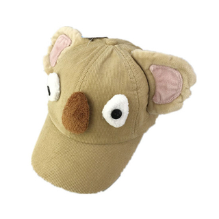 Embroidery Lovely Sports Animal Design Funny Children Cotton Cartoon Kids Cap