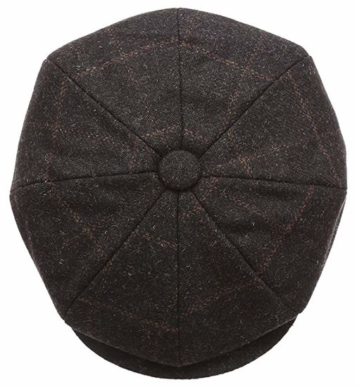 BSCI Audit Custom Classic 8 Panel Wool Blend Newsboy Snap Brim Collection Beret Formal Hat