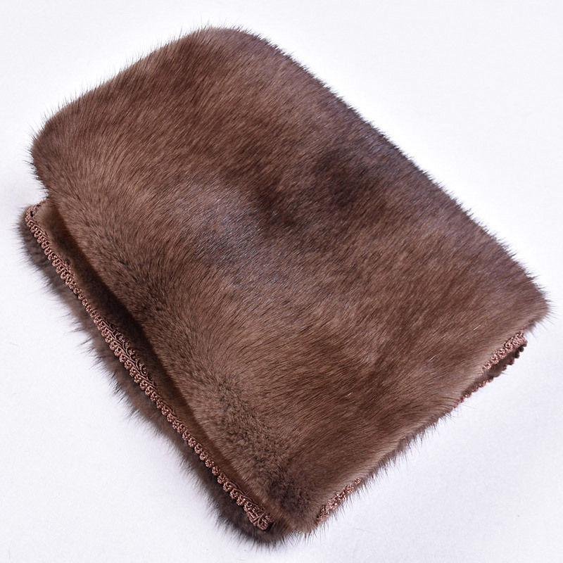 Wholesale Custom Winter Warm Fashion Soft Women Mink Fur Snood Snood Winter