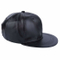 Sedex Audit Men Baseball Cap Hip-Hop Style PU Leather Flatbill Trunker Snapback Cap Black