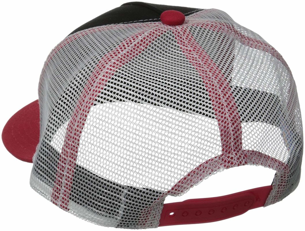 BSCI Audit Adjustable Superman Patch Rubber Snapback Cap with Mesh