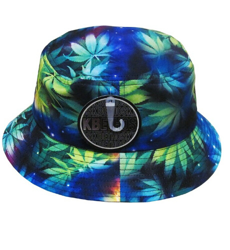 Man Women Polyester Custom Printed Galaxy Bucket Sublimation Hat