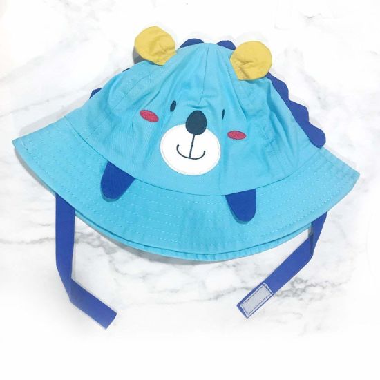 Toddler Kid Adjustable Sun Protection Little Lion Animal Bucket Hat
