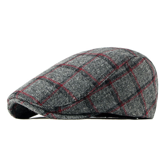 Winter Warm Traditional Newsboy IVY Striped Beret Woolen Hat