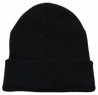 Wholesale Custom Unisex Cuffed Blank Plain Skull Knitted Mans Beanie Hat